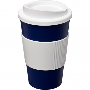 Logo trade promotional items image of: Americano® 350 ml insulated tumbler with grip